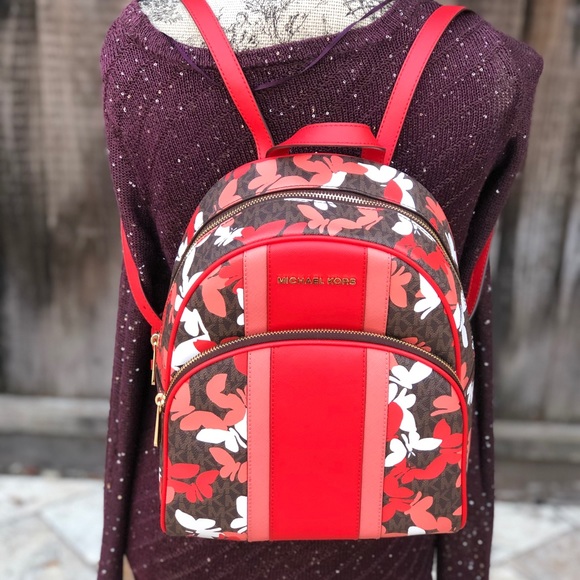 Michael Kors medium butterflies Abbey Backpack - Picture 7 of 7